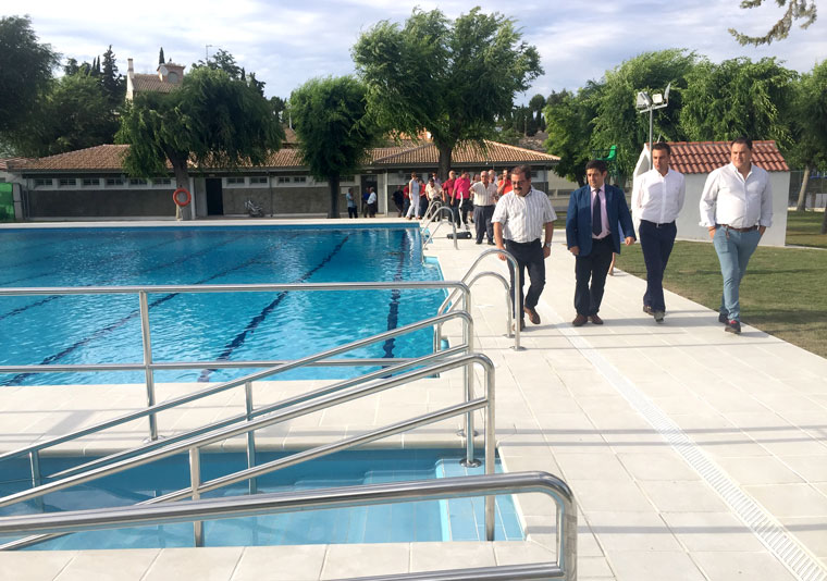 Diputación financia con más de 101.000 euros la reforma integral de la piscina municipal de Fuerte del Rey