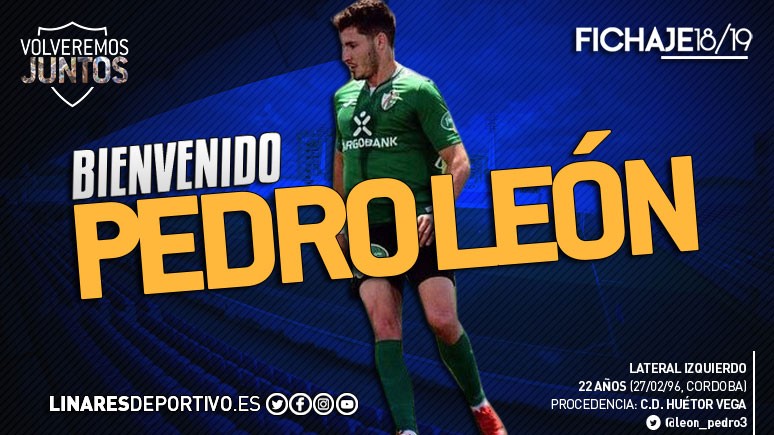 Pedro León refuerza al Linares Deportivo