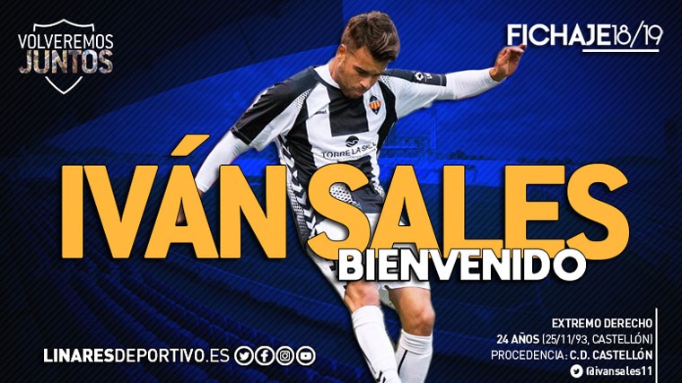 Iván Sales firma por el Linares