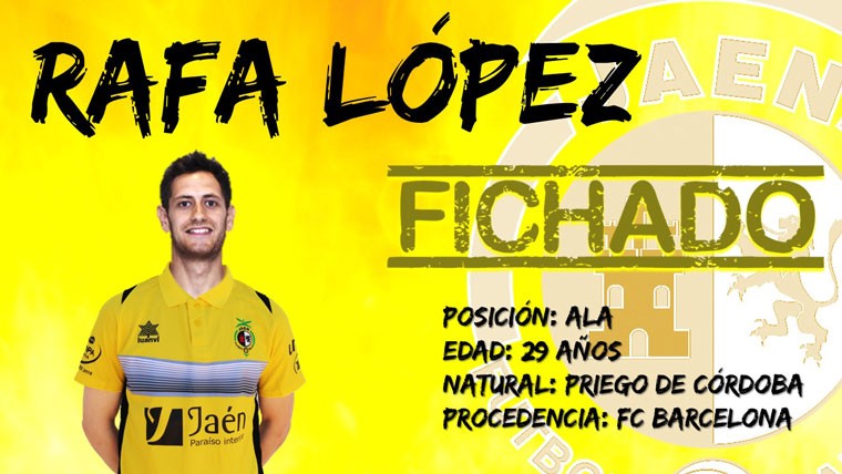 Rafa López firma por el Jaén FS