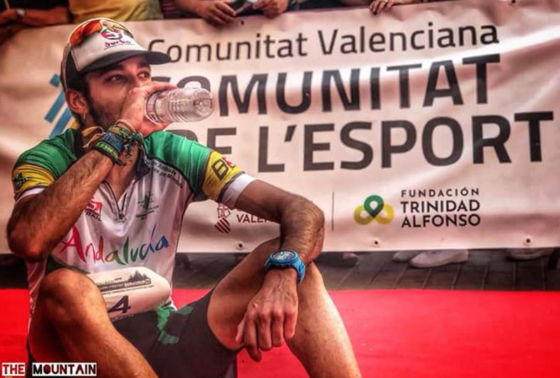 Abdelfatah Dalal, subcampeón en la prueba de la Copa de España de carreras de montaña