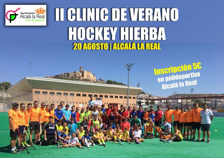 Clinic de hockey hierba con los medallistas del Mundial en Alcalá la Real
