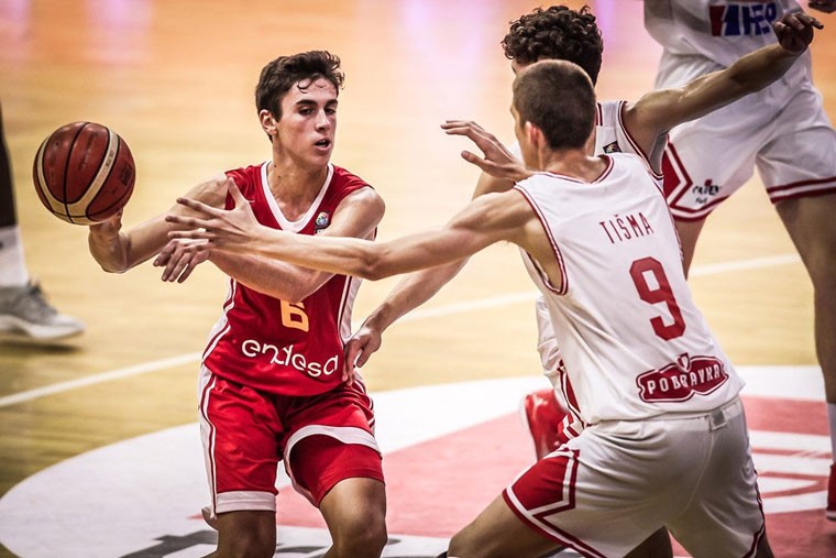 Pablo Sánchez, subcampeón de Europa con la Selección Española