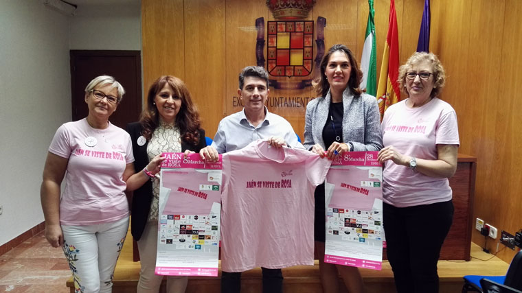 ‘Jaén se viste de rosa’ vivirá este domingo su octava marcha