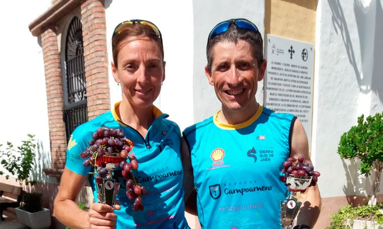 Mudarra y Martínez, campeones absolutos en la VI Carrera de la Uva