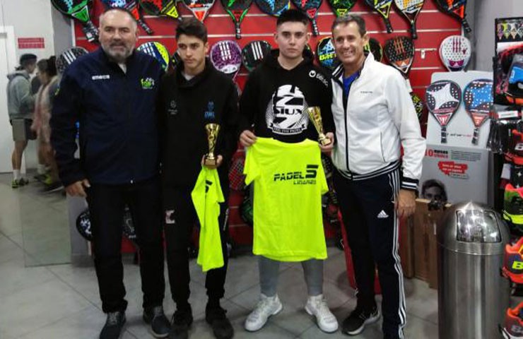 Hugo Hervás y Ángel Rodríguez, campeones en el Open de Padel de Menores de Jaén