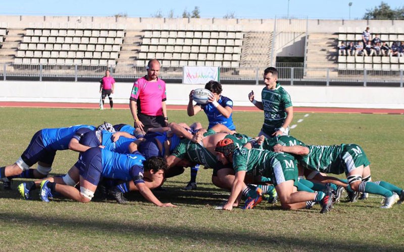 Buena imagen de Jaén Rugby a pesar de la derrota frente Cajasol Ciencias Rugby