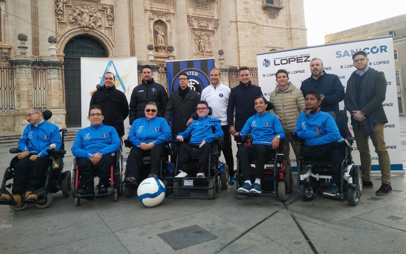 El Inter de Jaén presenta su equipo de fútbol adaptado