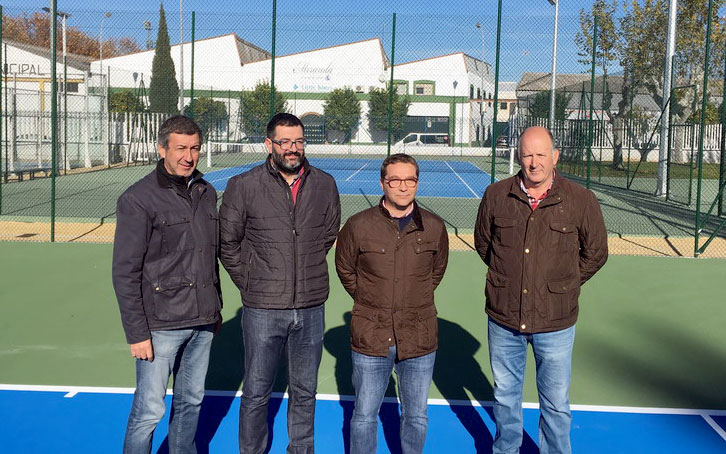 Andújar cuenta con unas nuevas pistas de tenis con una inversión de 110.000 euros
