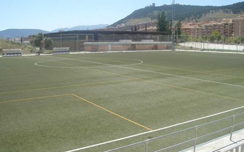 Primeros pasos para la reparación del campo de fútbol de Las Fuentezuelas