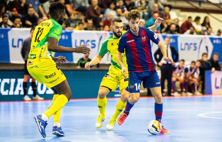 El Jaén Paraíso Interior supera al Levante FS en su cancha