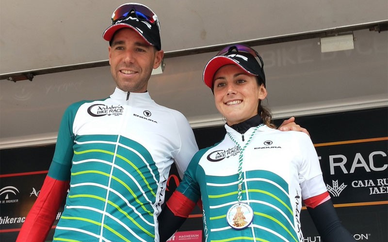 La Andalucía Bike Race se despide de Jaén con victoria de Valero y Fischer en Andújar