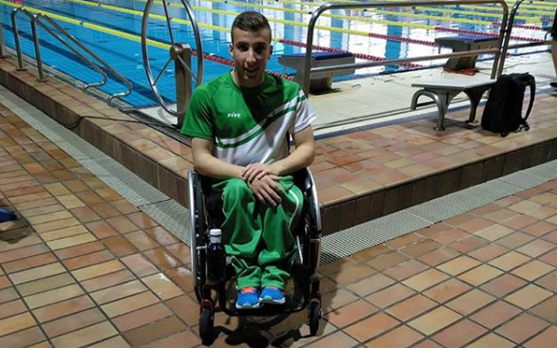 Fernando Moya se hace con tres medallas en el Nacional de Natación Adaptada