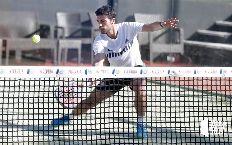 Antonio Luque cae eliminado en su primer partido del Logroño Open