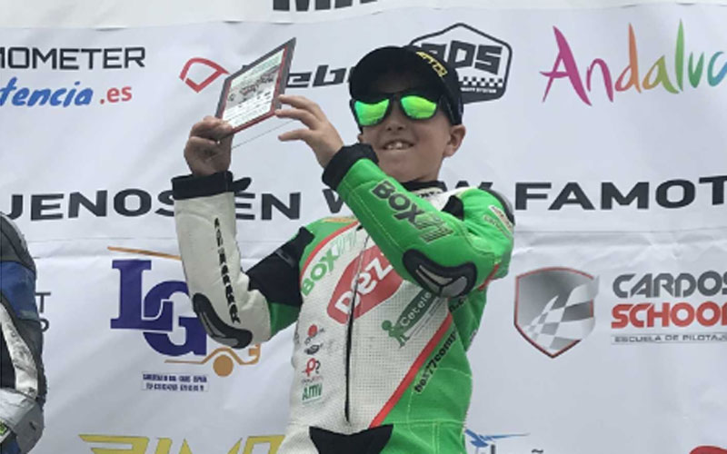 Nano Calahorro suma su primera victoria con el Deza Box 77 Racing Team