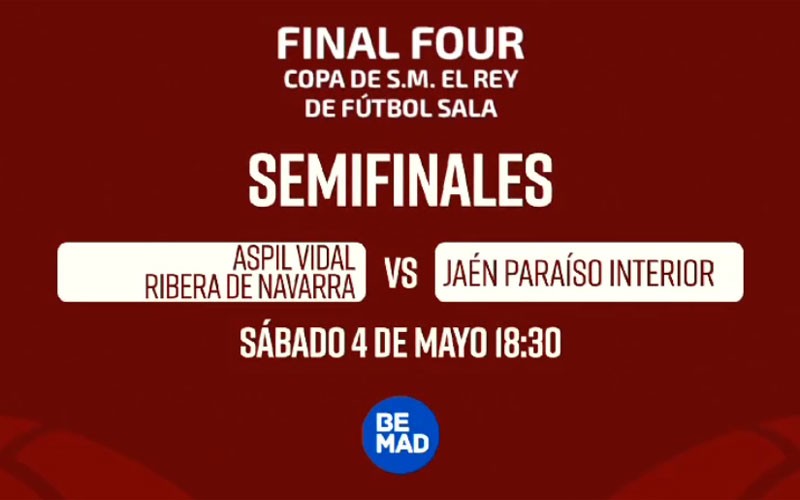 Be Mad y Cuatro retransmitirán la Final Four de la Copa del Rey de fútbol sala