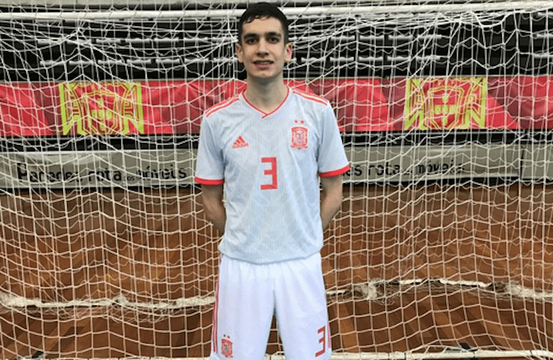 Pablo Ordoñez marcó en su debut con España