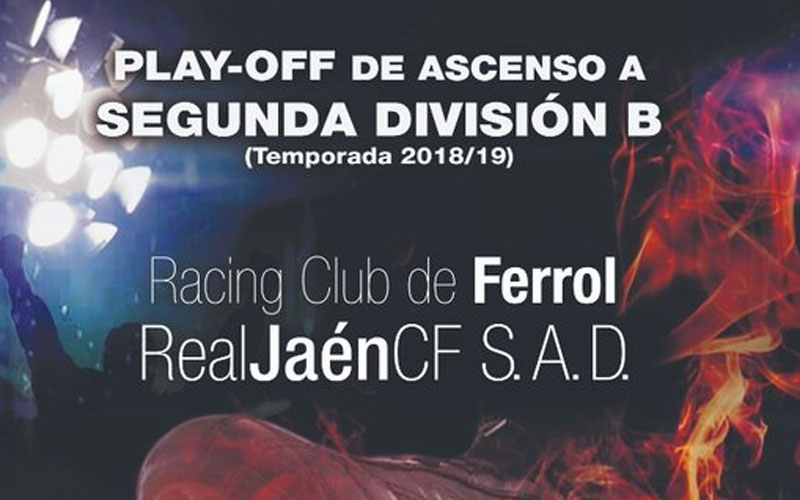 Pantalla gigante en La Victoria para ver el duelo entre Real Jaén y Racing de Ferrol