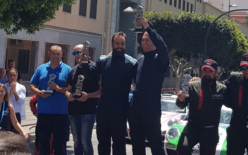 Destacada actuación de los pilotos jiennenses en el Rally de Almería