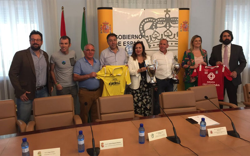 Baeza CF y CD Navas, finalistas de la Copa Subdelegada Acto de presentación de la final de la Copa Subdelegada