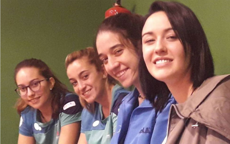 Las jugadoras de Hujase Jaén se preparan para el Campeonato de España