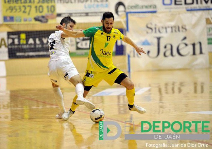 Rafa López no continuará vistiendo la camiseta del Jaén Paraíso Interior Rafa López, durante un encuentro del Jaén Paraíso Interior