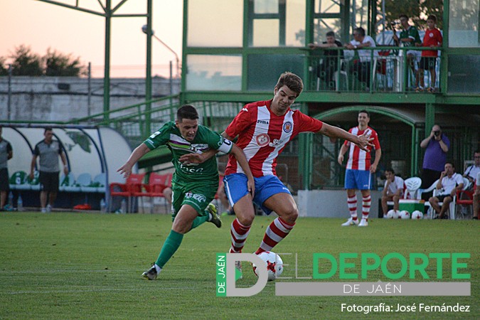 Rubén López en un partido con la UDC Torredonjimeno