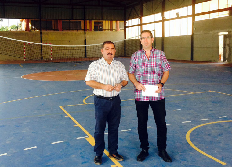 Diputación financia una nueva fase de la pista polideportiva de Santa Elena