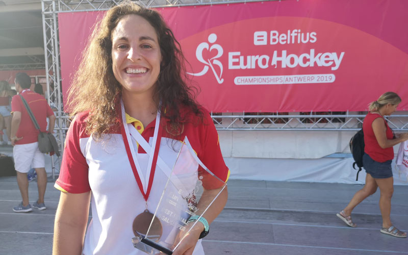 Bronce para las Red Sticks, con Mª Ángeles Ruiz como mejor portera del Europeo