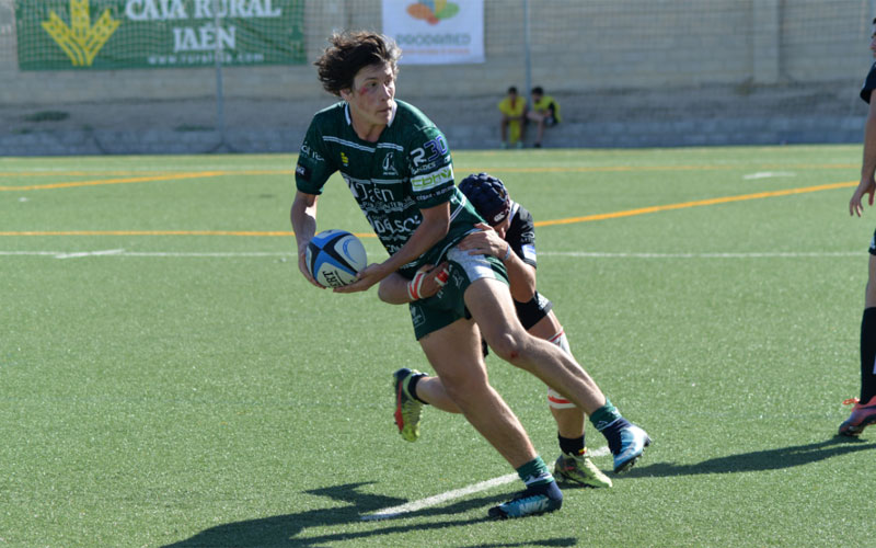 El Jaén Rugby honra la memoria de César Carazo con su tercer triunfo consecutivo