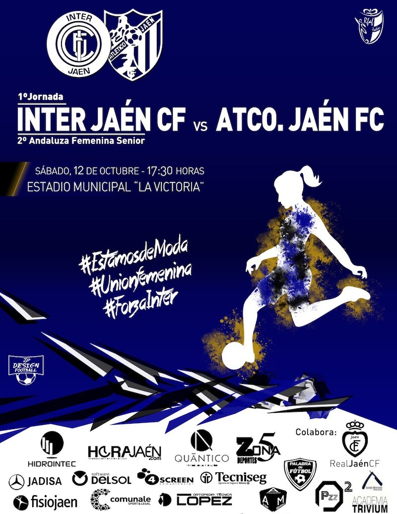 La Victoria acogerá el partido de fútbol femenino entre el Inter Jaén y el Atlético Jaén