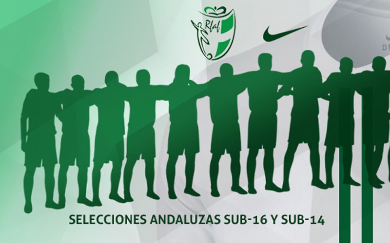 Adrián Vergara (Real Jaén) y Miguel Carrillo (Atco Jaén), con la andaluza sub-14 y sub-16