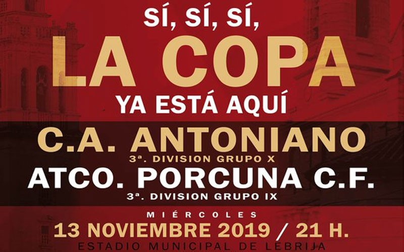 El Atlético Porcuna inicia la venta de entradas para la Copa del Rey