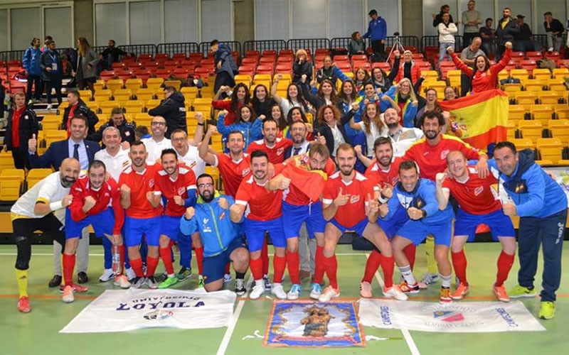 El jiennense Nono Pozo, campeón con España en el Mundial de fútbol sala para sordos