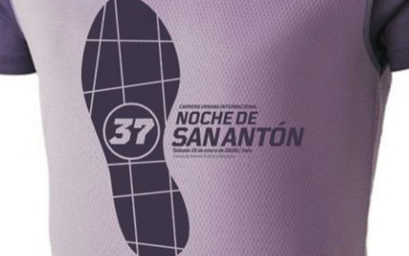 Así será camiseta de la Carrera de San Antón 2020