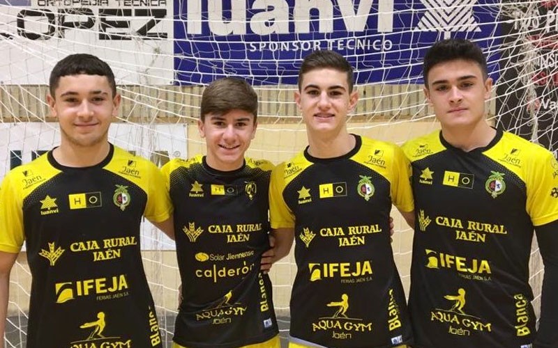Cinco canteranos del Jaén FS, convocados con las selecciones andaluzas
