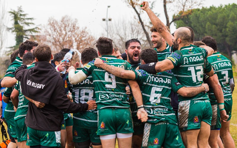 Jaén Rugby se asienta en los puestos de playoff tras vencer a CAU Madrid