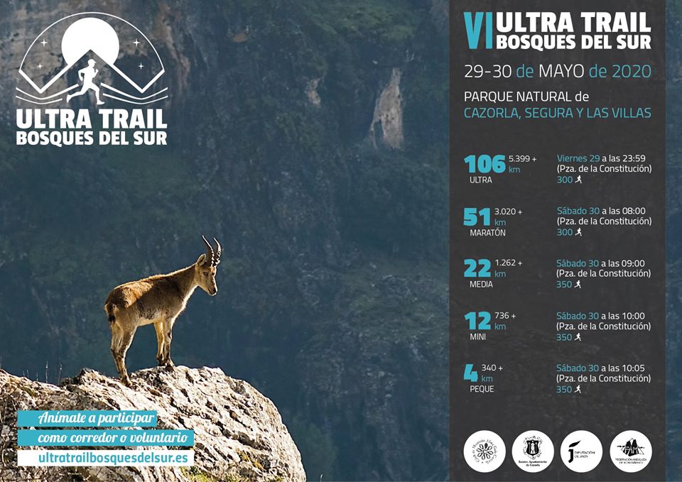 Abierto el plazo de inscripción para la Ultra Trail Bosques del Sur de Cazorla