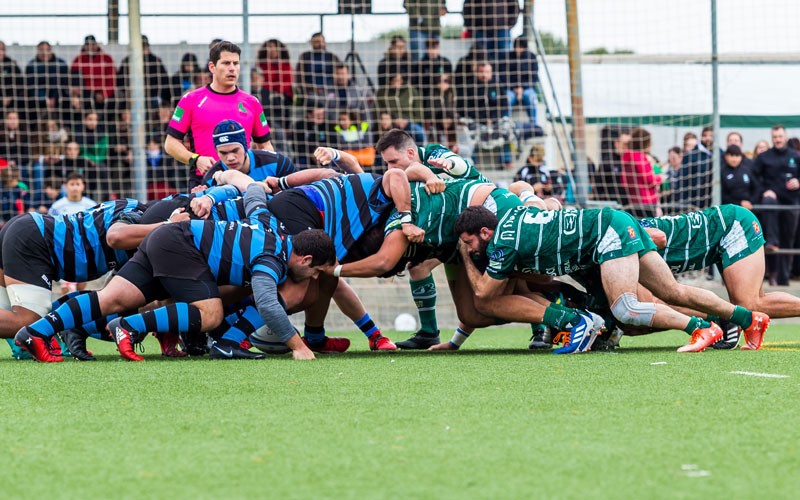 Jaén Rugby doblega al líder y prolonga su imbatibilidad en casa