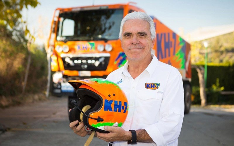 José Luis Criado, el jiennense con más participaciones en el Dakar