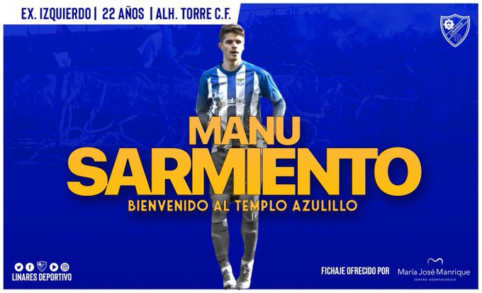 El Linares Deportivo incorpora a Manu Sarmiento