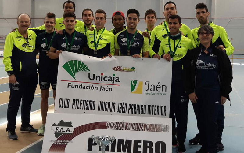 Excelente papel de Unicaja Jaén en el Andaluz de Clubes de Pista Cubierta