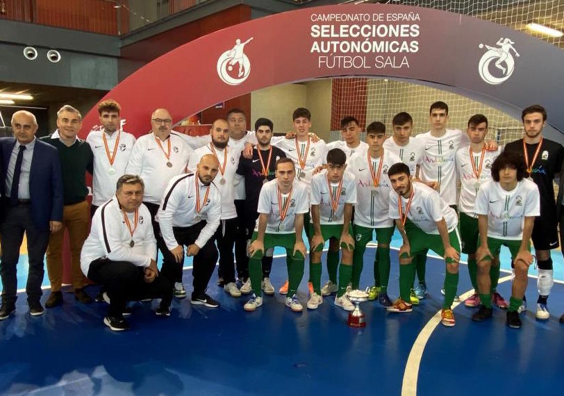 Ordóñez y Luque, del Jaén FS, subcampeones de España con la Selección Andaluza Sub-19