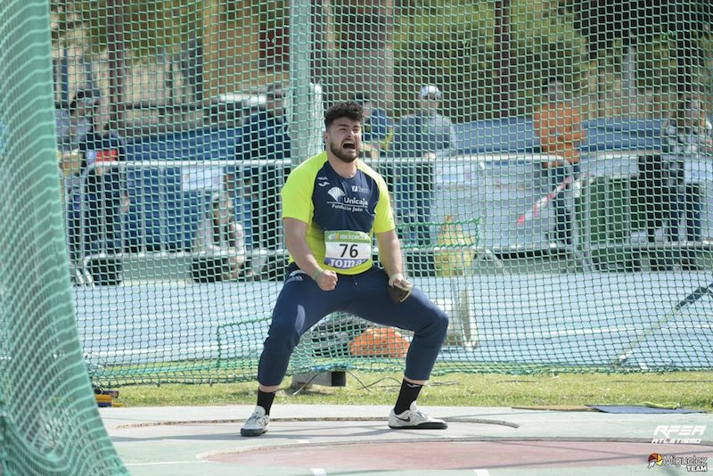 Alberto González y Carmen Sánchez, bronce en el Campeonato de Lanzamientos Largos