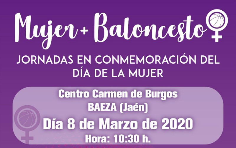 El CB Baeza organiza las Jornadas ‘Mujer+Baloncesto’