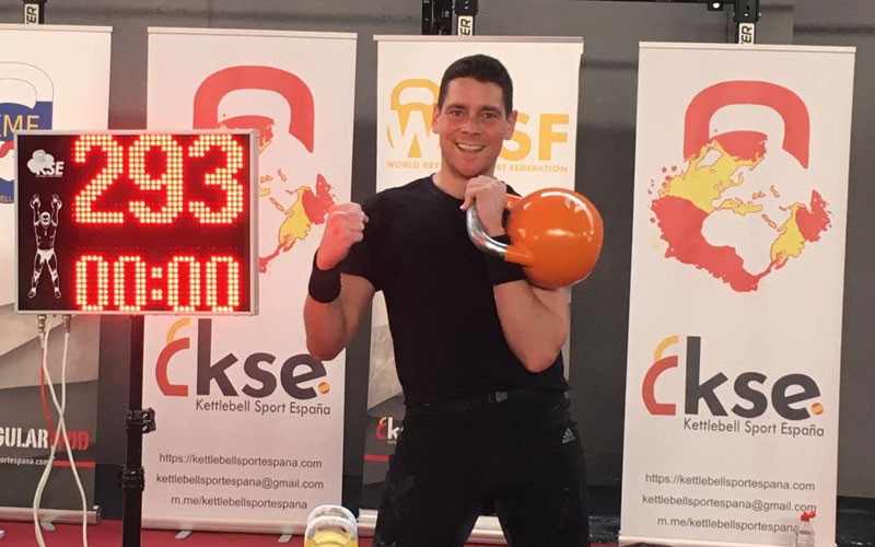 El jiennense José García, campeón de España de Kettlebell