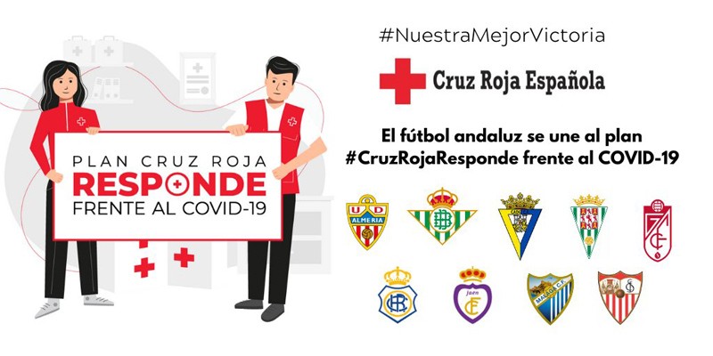 El Real Jaén se suma a la campaña de Cruz Roja frente a la crisis sanitaria