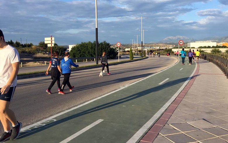 «Buena acogida» de los itinerarios para pasear o practicar deporte en Las Fuentezuelas y Bulevar