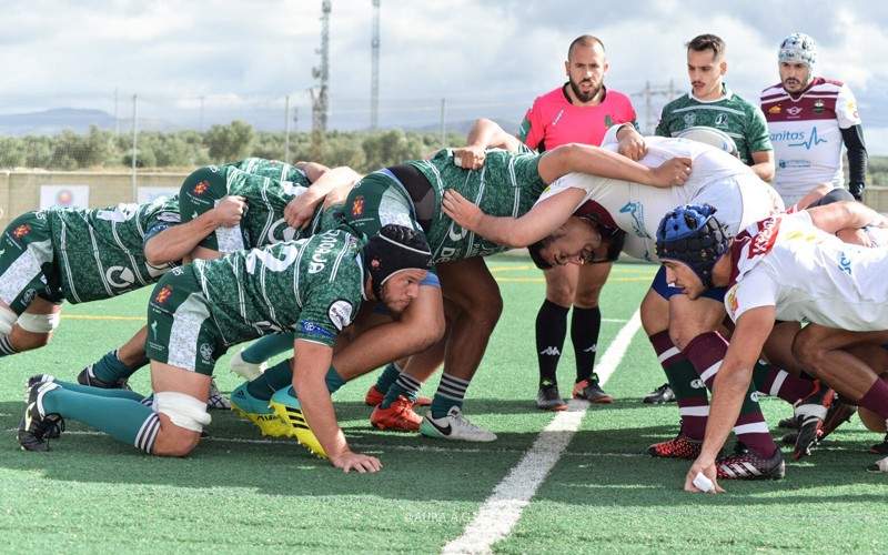 josé cabrera en un partido con jaén rugby