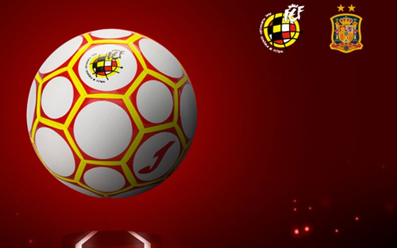 La RFEF y Joma presentan el balón oficial del play off de fútbol sala